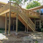 Customized second story deck in Lincoln, NE