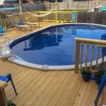 In deck customized pool in Omaha, NE