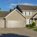 Garage door replacement and gutters on Lincoln, NE home